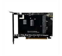 Scheda adattatore PCIe 4.0 X16 a Gen-Z 4C+/SFF-TA-1002 Supporto scheda di espansione PCIe X16 per chassis esterno OCP NIC 3.0