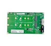 Scheda Adattatore PCIe 5.0 MCIO 8I A Doppio SSD M.2 Gen5 NVMe con Chiave M 2280 per Server e Desktop