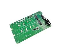 Scheda Adattatore PCIe 5.0 MCIO 8I A Doppio SSD M.2 Gen5 NVMe con Chiave M 2280 per Server e Desktop