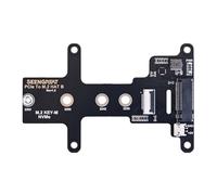 Scheda adattatore PCIe a M.2 HAT B per Raspberry Pi 5, supporta Gen2/Gen3, avvio SSD, dimensioni 2230/2242/2260/2280, flusso d'aria ottimizzato con indicatori integrati