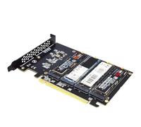 Scheda adattatore PCIe a NVME 4Port PCIe X16 a NVME Convertitori PCIExpress X16 VROC SSD Scheda adattatore
