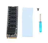 Scheda Adattatore, PCIE M.2 a SATA3.0 Convertitore Disco Rigido Unità di Espansione Disco Rigido a 5 Porte Convertitore Adattatore Scheda Convertitore Disco Rigido per OS X per