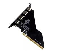 Scheda adattatore PCIe X16 a 4 porte PCIEX4X4X4X4X4 Espansione esterna SFF8612 Split per analisti di dati Stabilità dei giocatori