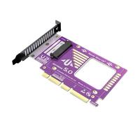Scheda adattatore PCIe5.0 NVMe per PCIE5. PCIE4. PCIE3. PCIE2. dischi solidi Ampia compatibilità Non è necessario driver NVMe PCIe Adapter