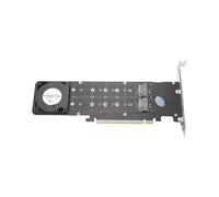 Scheda Adattatore PCIeX16 A M.2 M-Key NVMEx4SSD Scheda di Espansione Adattatore Splitter Accessori Server 2U