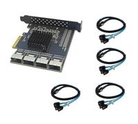 Scheda adattatore PCIExpress USB3.0 a 4 porte veloce 5Gbps trasferimento dati SATA alimenta schede madri scheda di espansione PCIe