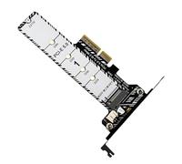 Scheda adattatore per disco rigido,Adattatore PCIe 5.0 M.2,Scheda di e Backup con Radiatore - per PC, ufficio, controller e stazione