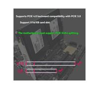 Scheda Adattatore per Doppio Disco U.2 Doppio Disco SFF8639 U.2 NVME e Disco Rigido da 2,5 Pollici A Scheda Split PCIE4.0