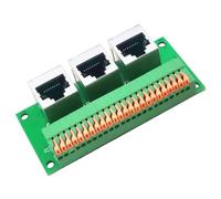 Scheda adattatore per porta Ethernet RJ45 con connettori tripli per test e risoluzione dei problemi di rete efficienti
