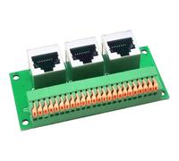 Scheda adattatore per porta Ethernet RJ45 con connettori tripli per test e risoluzione dei problemi di rete efficienti