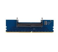 Scheda adattatore professionale per connettore RAM da SODIMM DDR4 per laptop a DIMM per desktop, convertitore di schede di memoria con protezione contro le sovracorrenti,