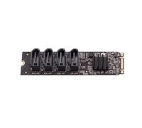 Scheda adattatore SATA3.0 4 porte SATA3 Scheda di espansione TXB184 Rise Card Per NVME PCIE3.0 Convertitore di schede NVMe Solid Disk Converter