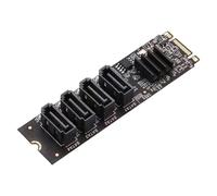 Scheda Adattatore SATA3.0 4 Porte Scheda di Espansione SATA3 TXB184 Rise Per NVME PCIE3.0 Convertitore Desktop Storage Expansion