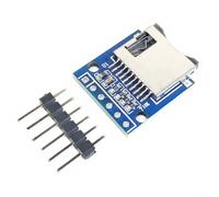 Scheda adattatore SD per Arduino per interfaccia SPI (non saldatura) | Dimensioni compatte 18,5 x 17,5 mm, si adatta a spazi ristretti, ideale per mini progetti Arduino, design leggero da 1,7 g