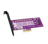 Scheda adattatore SSD PCIe 5.0 4X NVMe Scheda di espansione NVMe compatibile con server ad alta velocità e compatibilità con server