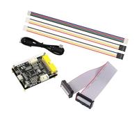 Scheda adattatore USB DAP-Link V2 per programmatore di debug virtuale | Virtuale con intestazione a 20 pin, cavo a nastro e strisce di filo corto per la programmazione firmware