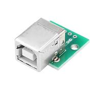 Scheda adattatore USB tipo B a DIP, 10 pezzi USB tipo B femmina a DIP scheda adattatore 4 pin passo 2,54 mm