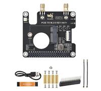 Scheda adattatore Waveshare PCIe a M.2 E KEY compatibile con HAT+ Scheda di espansione per scheda di
