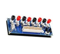 Scheda Alimentazione Atx Blu Pcb Connettore 20-pin | LED Indicatore, Protegge da Corto Circuito, Modulo Terminale Uscita per Chassis Desktop