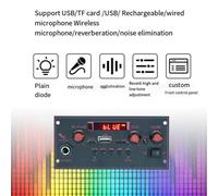 Scheda amplificatore 2 x 10W Bluetooth Mp3 Decodifica Trolley Lettore audio Modulo auto Accessori, B