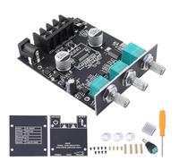 Scheda amplificatore di potenza Bluetooth stereo a 2.0 canali - Modulo digitale con regolazione indipendente delle alte e basse frequenze - Uscita 50 W + 50 W - Ingresso audio