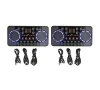 Scheda audio 2X V300 PRO 10 effetti Bluetooth riduzione del rumore Mixer audio Microfono per cuffie Controllo vocale per telefono PC