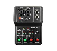 Scheda audio audio Q-12 con console di miscelazione monitor for il computer di canto di registrazione in studio PC 48V Potenza fantasma