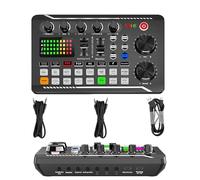 Scheda audio dal vivo con effetti mixer DJ e cambia voce, scheda audio cambia voce per Xbox, scheda audio dal vivo mixer audio per streaming, podcasting, giochi (scheda audio F998)