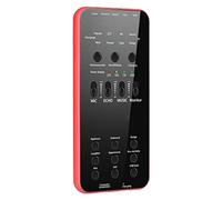 Scheda audio dal vivo con microfono esterno USB per trasmissioni in diretta, scheda audio per registrazione di telefoni cellulari, computer, PC (D 151 x 74 x 12 mm)