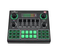 Scheda Audio Dal Vivo E Interfaccia Audio Con Effetti Mixer DJ E Cambia Voce Attrezzatura DJ Scheda Audio Mixer Vocale