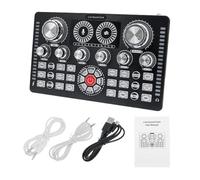 Scheda Audio Dal Vivo Mixer Audio Scheda Audio Trasmissione Esterna USB For Computer Cellulare 48V Phantom Audio Mixer Attrezzatura DJ