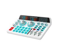 Scheda Audio Dal Vivo Mixer Cambia Voce Mixer Audio For Computer PC Mixing Registrazione In Studio Professionale Compatibile Con Bluetooth
