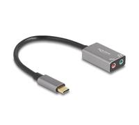 Scheda audio DeLock 67071 USB-C 16 bit alluminio Plug&Play