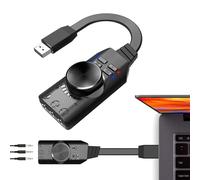 Scheda audio esterna - Scheda audio esterna senza sforzo, scheda audio esterna facile da usare, scheda audio live scheda audio mixer, adatta per PC, laptop, telefono, scheda audio esterna