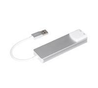 Scheda audio esterna USB con microfoni In, Line In, Argento | Convertitori multicanale con riproduzione full duplex e per mixaggio e produzione audio da studio