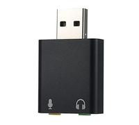 Scheda audio esterna USB da 7 1 a 3 5 mm adattatore microfono per cuffie jack per cuffie stereo driver per PC portatili dispositivi digitali con porta XP Win7 8 10 MAC OS