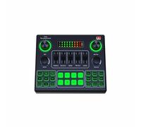Scheda audio HD V9SJ Schede audio dal vivo Mixer audio esterno for la registrazione broadcast Home KTV Gioco Musica Canto Telefono PC