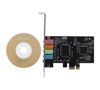 Scheda Audio Interna 5.1 per 10 con Staffa a Basso Profilo, Pci-E Stereo 38780