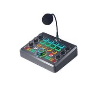 Scheda Audio Live Wireless con Regolazione del Riverbero e RGB con Cambio Magico Della Voce