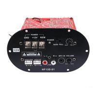 Scheda audio per auto da 400 W, amplificatore subwoofer a 2 canali con controllo dei bassi, doppia modalità 30 Hz-200 Hz, supporta altoparlanti da 8 a 10 pollici, audio ad alta potenza per auto e