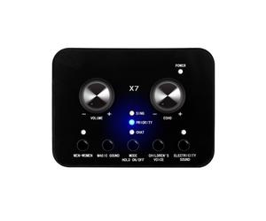Scheda Audio per Cambiare La Voce, Compatibile con Computer e Telefono Cellulare, Microfono Elettronico Esterno per Gridare, Scheda Audio Dal Vivo