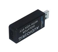 Scheda audio per computer AUDIO2RIG ISOLATOR integrata da 3,5 mm per migliorare l'uditività su PC e laptop per migliorare il suono del computer portatile