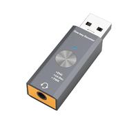 Scheda Audio Per PC Convertitore Da USB A 3.5mm Con Riduzione Rumore Audio