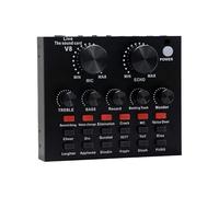 Scheda audio per streaming live,Scheda audio per trasmissione in diretta | Attrezzatura da studio per la produzione di podcast con effetti sonori multipli, suoni ambientali,