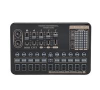 Scheda Audio per Studio di Registrazione, Scheda Audio Dal Vivo Scheda Audio di Accompagnamento Bluetooth per Streaming Live Riduzione Intelligente del Rumore Modifica Vocale