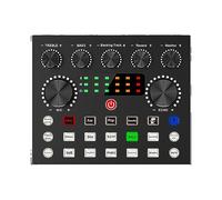 Scheda audio per trasmissione in diretta V8 | Mixer audio in streaming streaming, mixer audio per streaming mixer streaming live streaming chat vocale Podcast Mixer Maodom