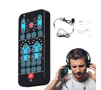 Scheda audio portatile - Mini dispositivo cambia voce in ABS, 101 dB | Gamma dinamica da 106 dB e 2 effetti di riverbero per canto, mixer audio portatile con batteria da 500 mAh per streaming live, gi