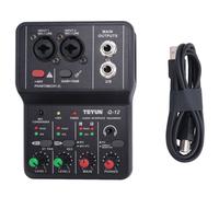 Scheda audio Q-12, mixer audio, console, interfaccia di sistema, 4 canali, alimentazione 48 V, stereo, computer
