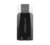Speedlink SL-8850-BK-01 VIGO USB-geluidskaart met microfoon- en hoofdtelefooning