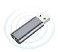 Scheda audio USB - Adattatore audio esterno, convertitore universale da 3,5 mm Plug And Play pronto per l'uso | Dispositivo Laptop Cuffie Gioco Musica Film Ufficio Lavoro Chiama Voce